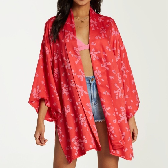 🌴🔆BILLABONG- KOLA KIMONO COVER UP🔆🌴 - Picture 6 of 12